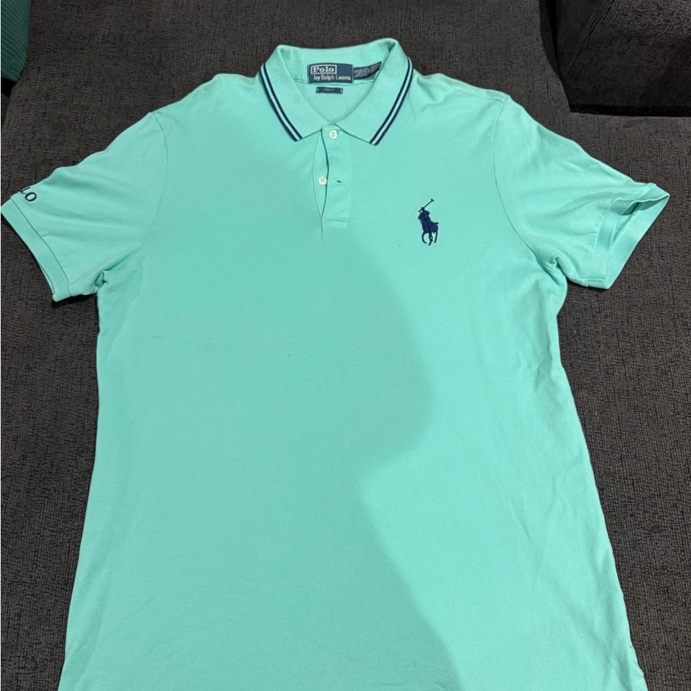 Ralph Lauren Men's Light Green Polo Shirt